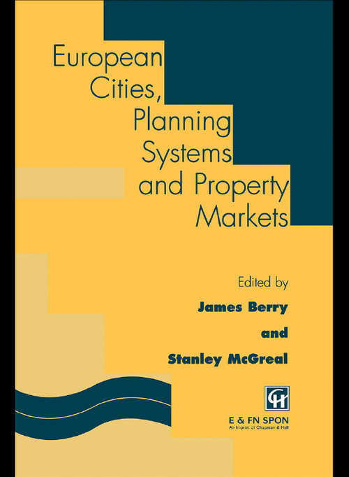 Book cover of European Cities, Planning Systems and Property Markets