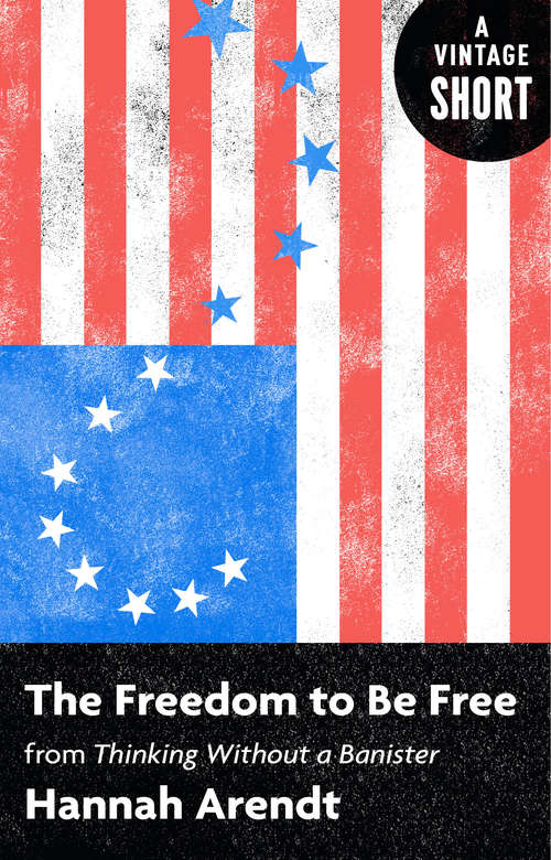 Book cover of The Freedom to Be Free: From Thinking Without a Banister (A Vintage Short)