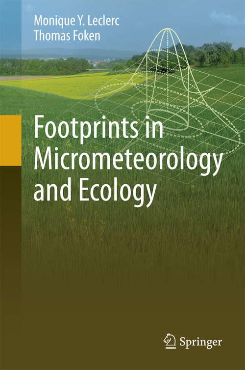 Book cover of Footprints in Micrometeorology and Ecology