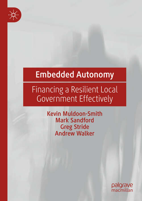 Book cover of Embedded Autonomy: Financing a Resilient Local Government Effectively