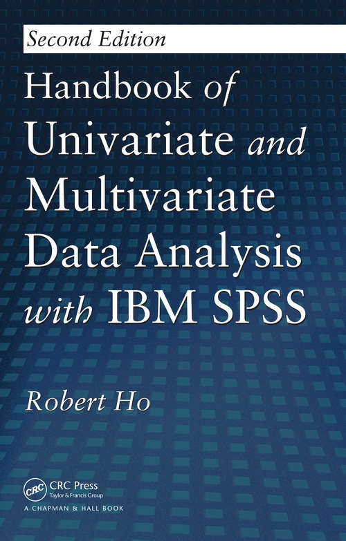 Book cover of Handbook of Univariate and Multivariate Data Analysis with IBM SPSS (2)