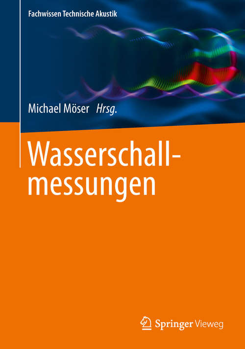 Book cover of Wasserschallmessungen (Fachwissen Technische Akustik)