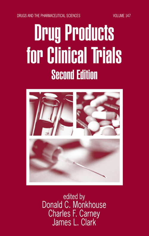 Book cover of Drug Products for Clinical Trials