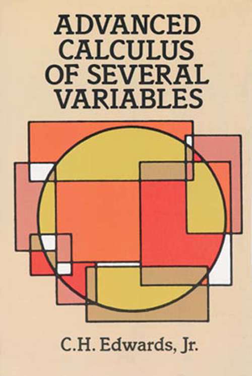 Book cover of Advanced Calculus of Several Variables (Dover Books on Mathematics)