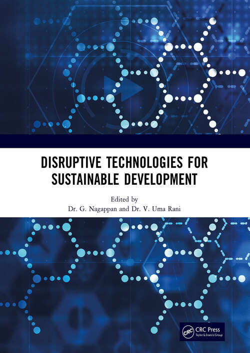 Book cover of Disruptive Technologies for Sustainable Development