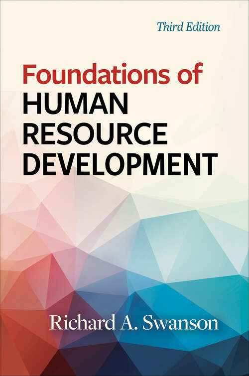 Book cover of Foundations of Human Resource Development: Profit for Your Workplace and the Environment (3)