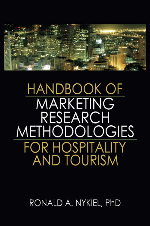 Book cover of Handbook of Marketing Research Methodologies for Hospitality and Tourism