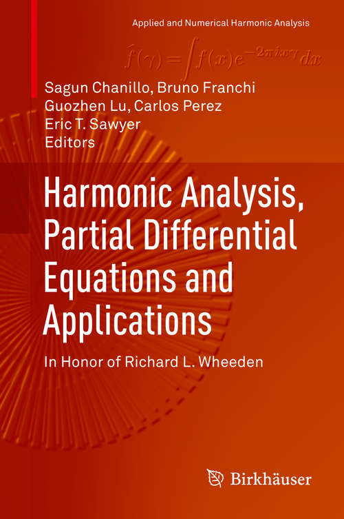 Book cover of Harmonic Analysis, Partial Differential Equations and Applications