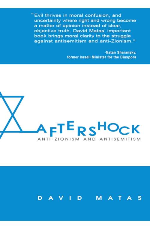 Book cover of Aftershock: Anti-Zionism & Anti-Semitism