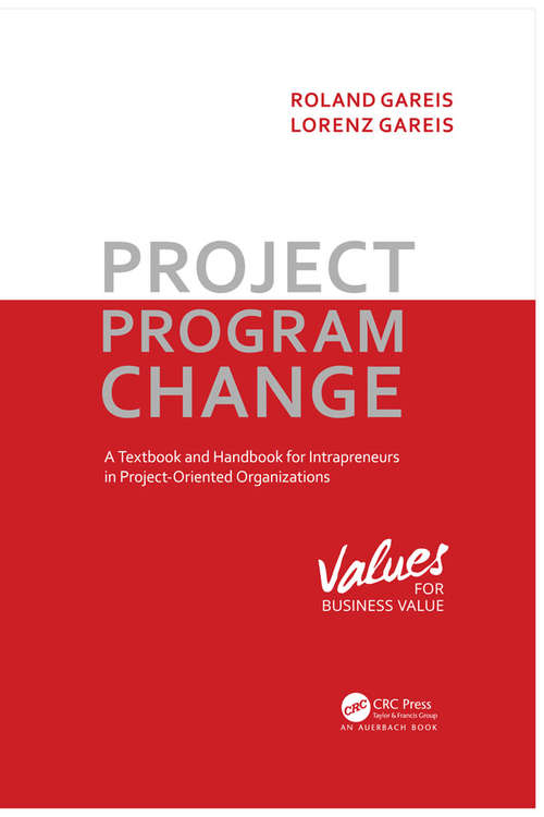 Book cover of Project. Program. Change
