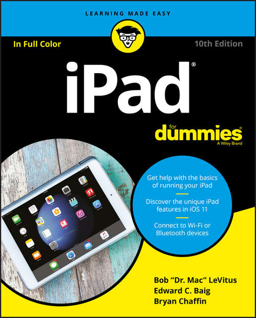 Book cover of iPad For Dummies