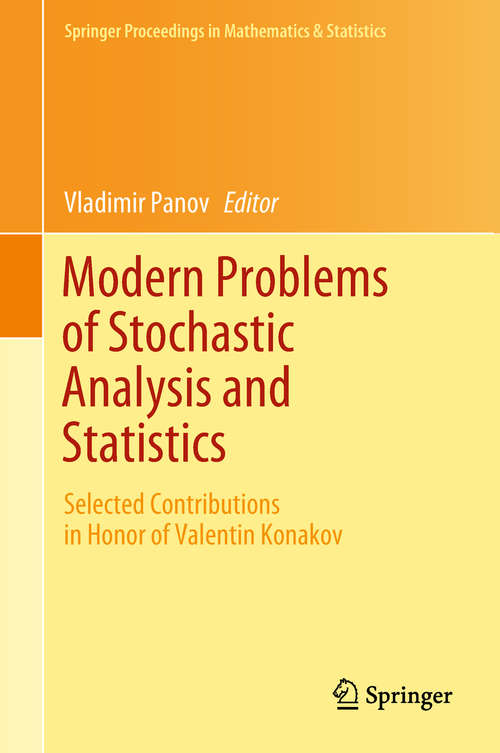 Book cover of Modern Problems of Stochastic Analysis and Statistics