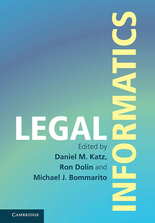 Book cover of Legal Informatics