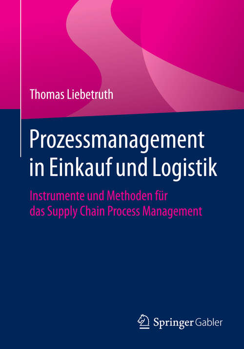 Book cover of Prozessmanagement in Einkauf und Logistik