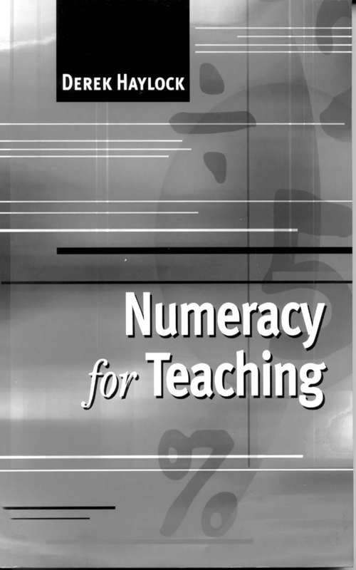 Book cover of Numeracy for Teaching