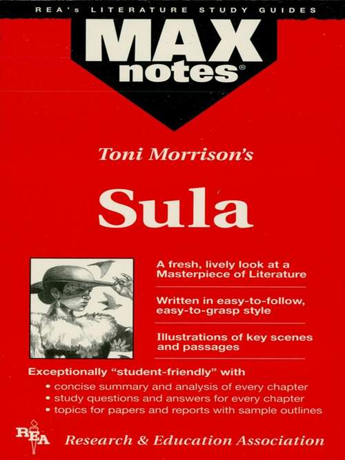 Book cover of Sula (MAXNotes Literature Guides)