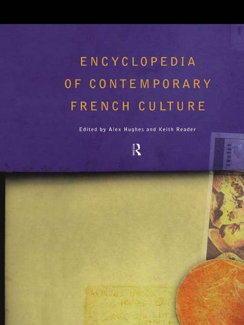 Book cover of Encyclopedia of Contemporary French Culture (500 Tips)