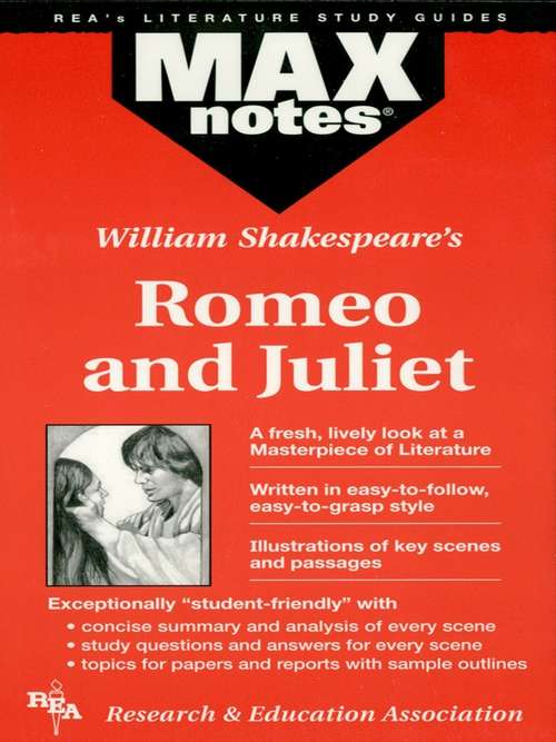 Book cover of Romeo and Juliet (MAXNotes Literature Guides)