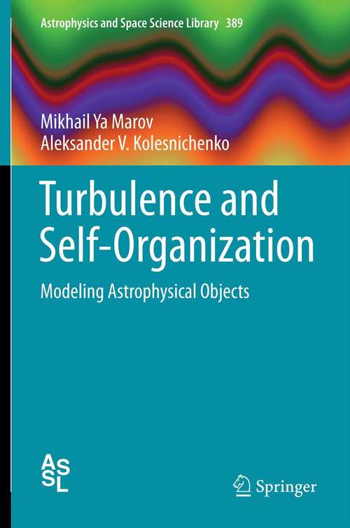 Book cover of Turbulence and Self-Organization