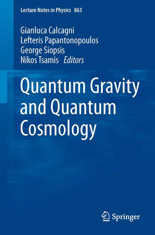 Book cover of Quantum Gravity and Quantum Cosmology