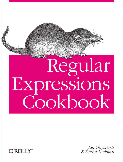 Book cover of Regular Expressions Cookbook