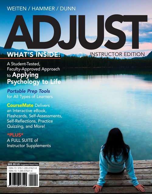 Book cover of Adjust: Applying Psychology to Life