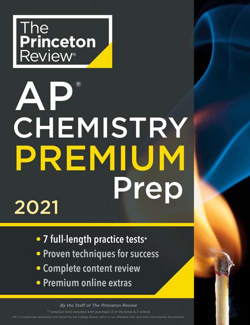 Book cover of Princeton Review AP Chemistry Premium Prep 2021 (College Test Preparation Series)