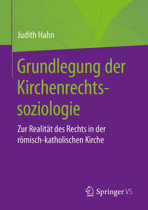Book cover of Grundlegung der Kirchenrechtssoziologie
