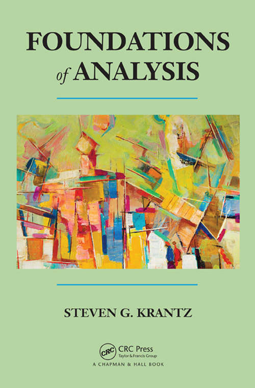 Book cover of Foundations of Analysis