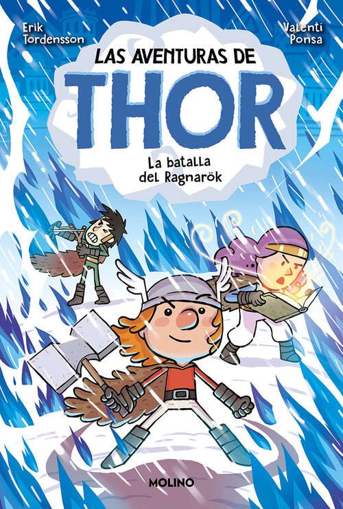 Book cover of Las aventuras de Thor 3. La batalla de Ragnarök