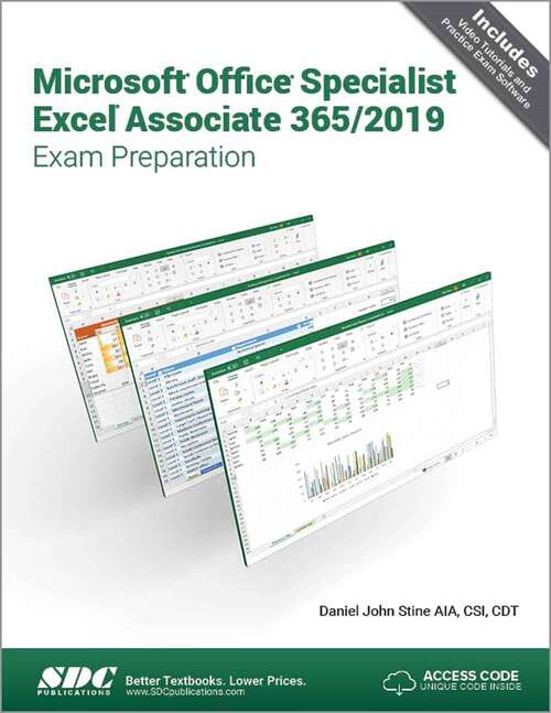 Book cover of Microsoft Office Specialist Excel Associate 365/2019: Exam Preparation