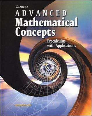 Book cover of Advanced Mathematical Concepts: Precalculus with Applications