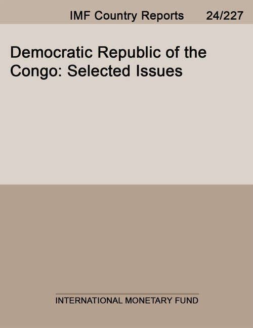 Book cover of Democratic Republic of the Congo: Selected Issues (Imf Staff Country Reports)