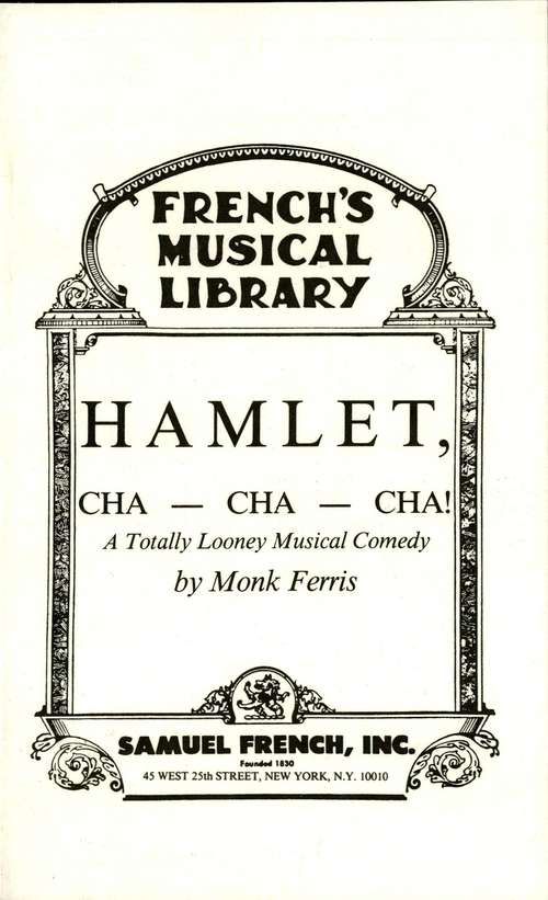 Book cover of Hamlet, Cha Cha Cha!