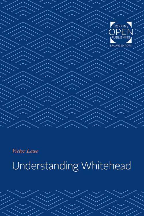 Book cover of Understanding Whitehead