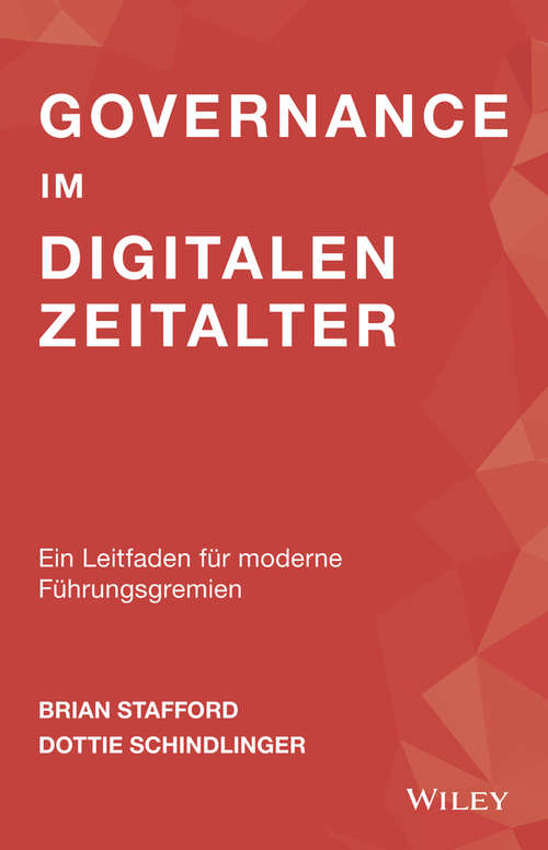 Book cover of Governance im digitalen Zeitalter: Ein Leitfaden für moderne Führungsgremien