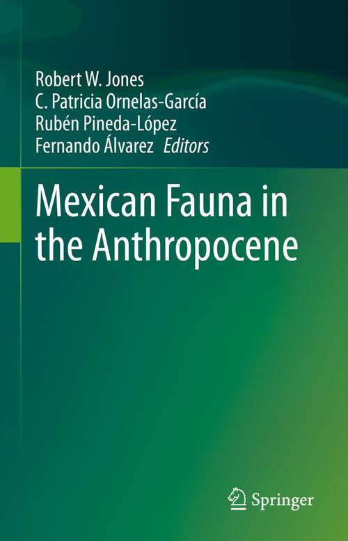 Book cover of Mexican Fauna in the Anthropocene