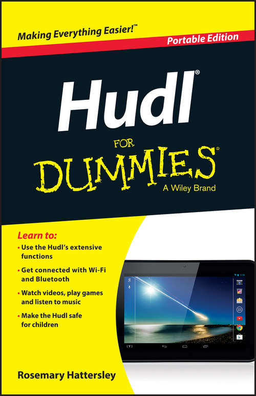Book cover of Hudl For Dummies