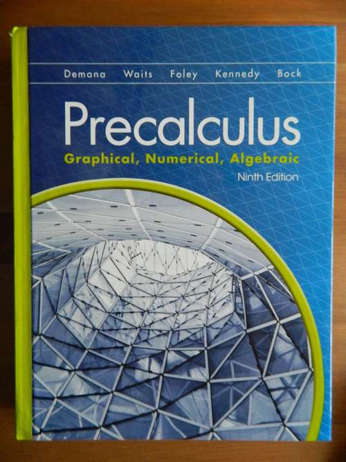 Book cover of Precalculus: Graphical, Numerical, Algebraic