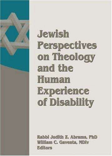 Book cover of Jewish Perspectives on Theology and the Human Experience of Disability