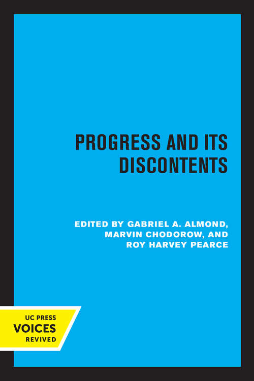 Book cover of Progress and Its Discontents