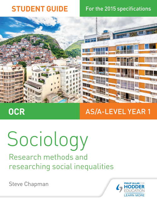 Book cover of OCR Sociology Student Guide 2: Researching and understanding social inequalities
