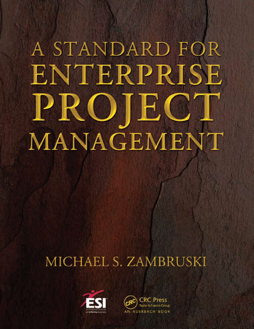 Book cover of A Standard for Enterprise Project Management (Esi International Project Management)