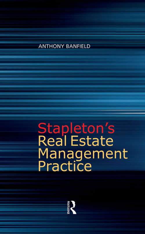 Book cover of Stapleton's Real Estate Management Practice (4)