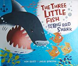 Book cover of The Three Little Fish And The Big Bad Shark (Cartwheel Board)