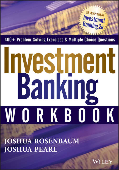 Book cover of Investment Banking Workbook (2) (Wiley Finance)