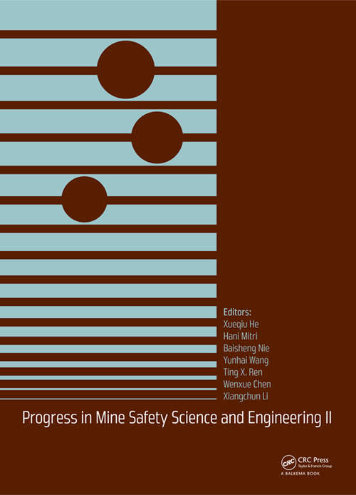 Book cover of Progress in Mine Safety Science and Engineering II