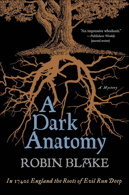 Book cover of A Dark Anatomy: A Mystery (Cragg & Fidelis Mysteries #1)