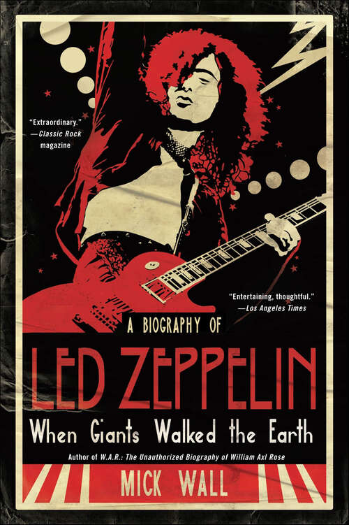 Book cover of When Giants Walked the Earth: A Biography of Led Zeppelin