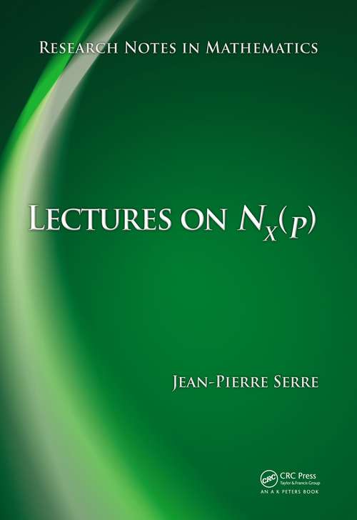 Book cover of Lectures on N_X (1) (Research Notes in Mathematics)